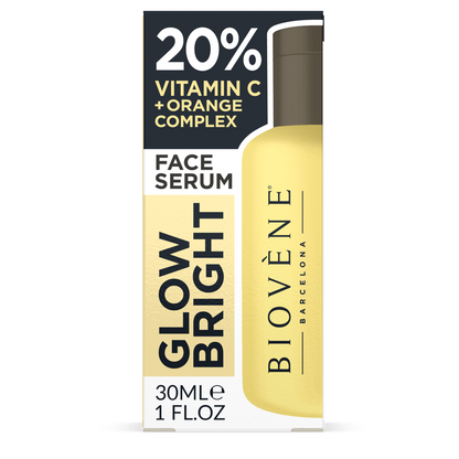 GLOW BRIGHT 20% Vitamin C + Orange Complex Facial Serum Treatment