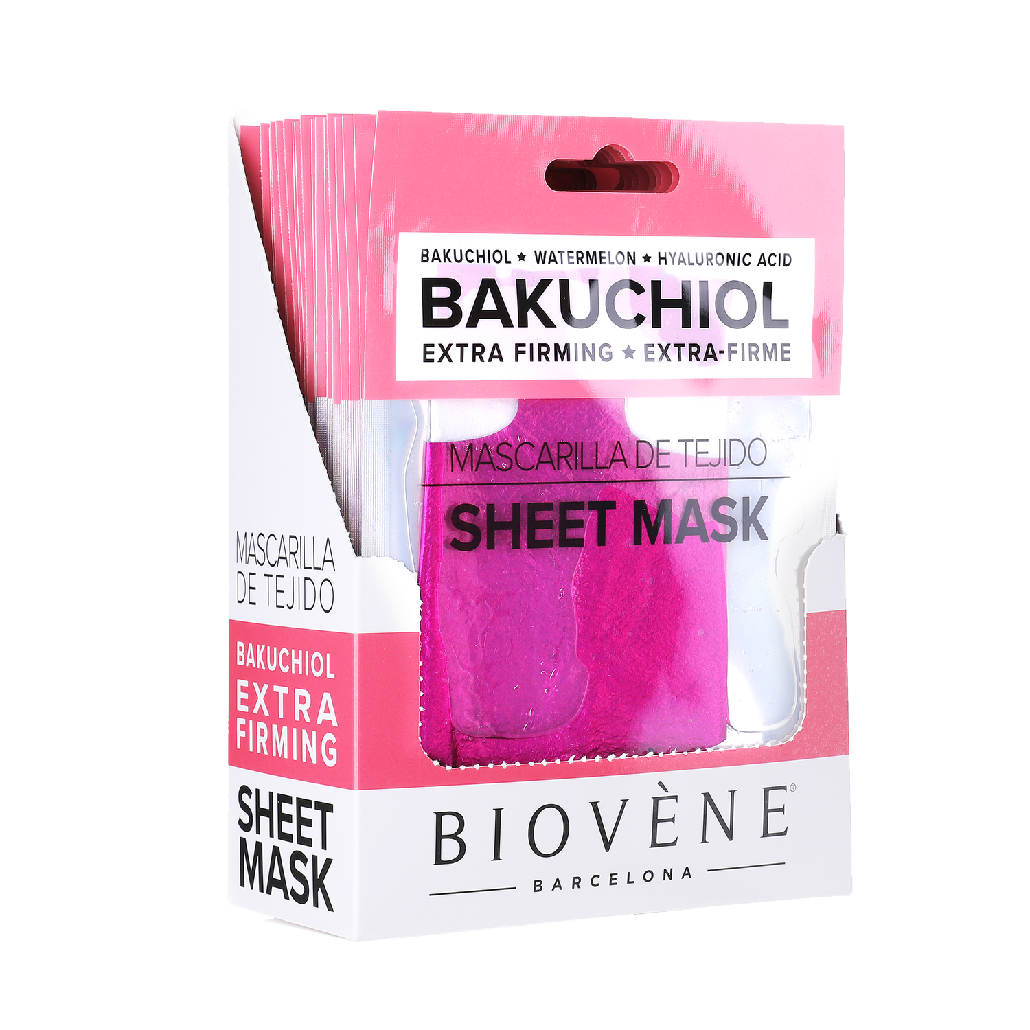 BAKUCHIOL Extra-Firming Glam Sheet Mask with Watermelon and Hyaluronic Acid