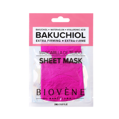 BAKUCHIOL Extra-Firming Glam Sheet Mask with Watermelon and Hyaluronic Acid