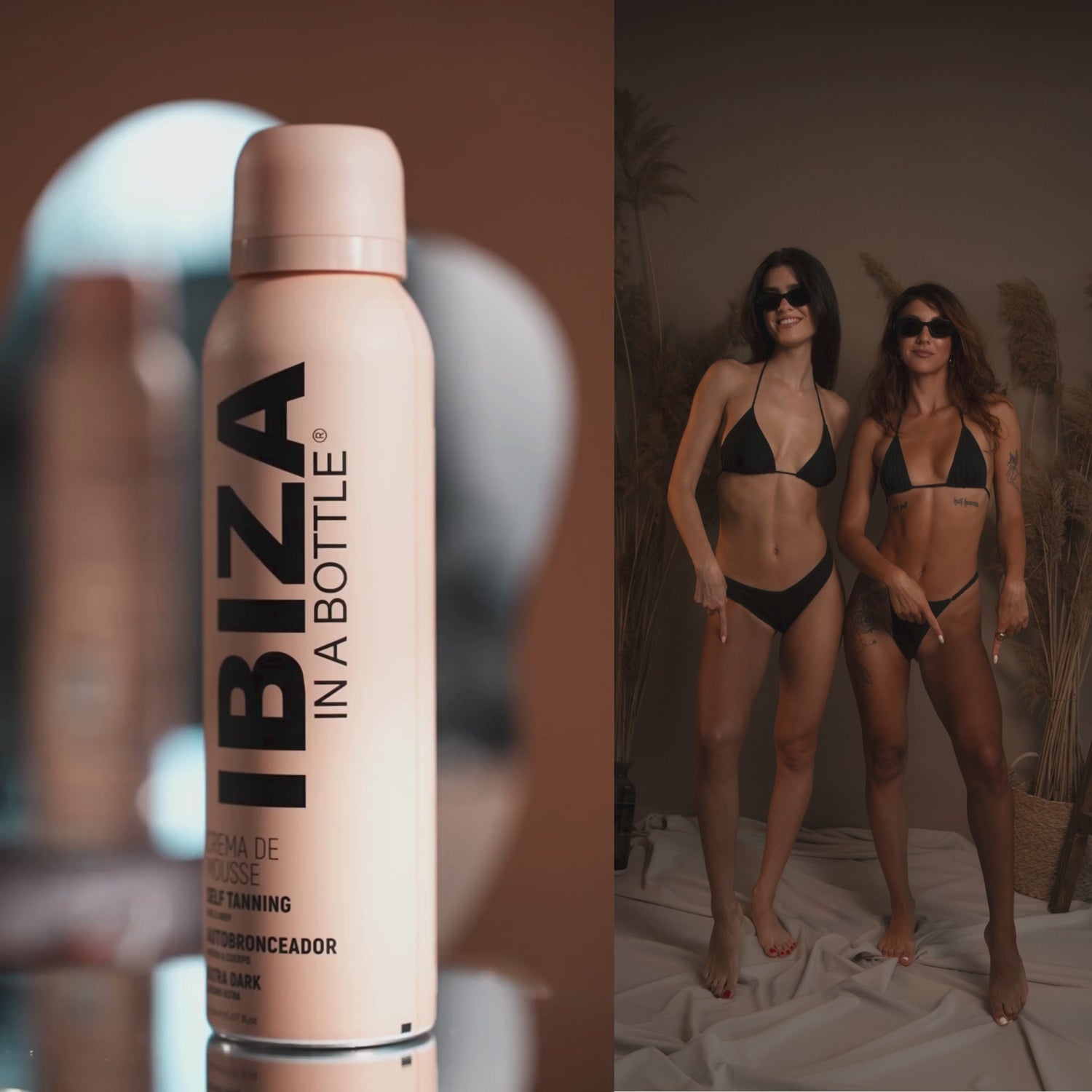 IBIZA CREMA DE MOUSSE Ultra Dark Self-Tanning Professional Face &amp; Body Mousse