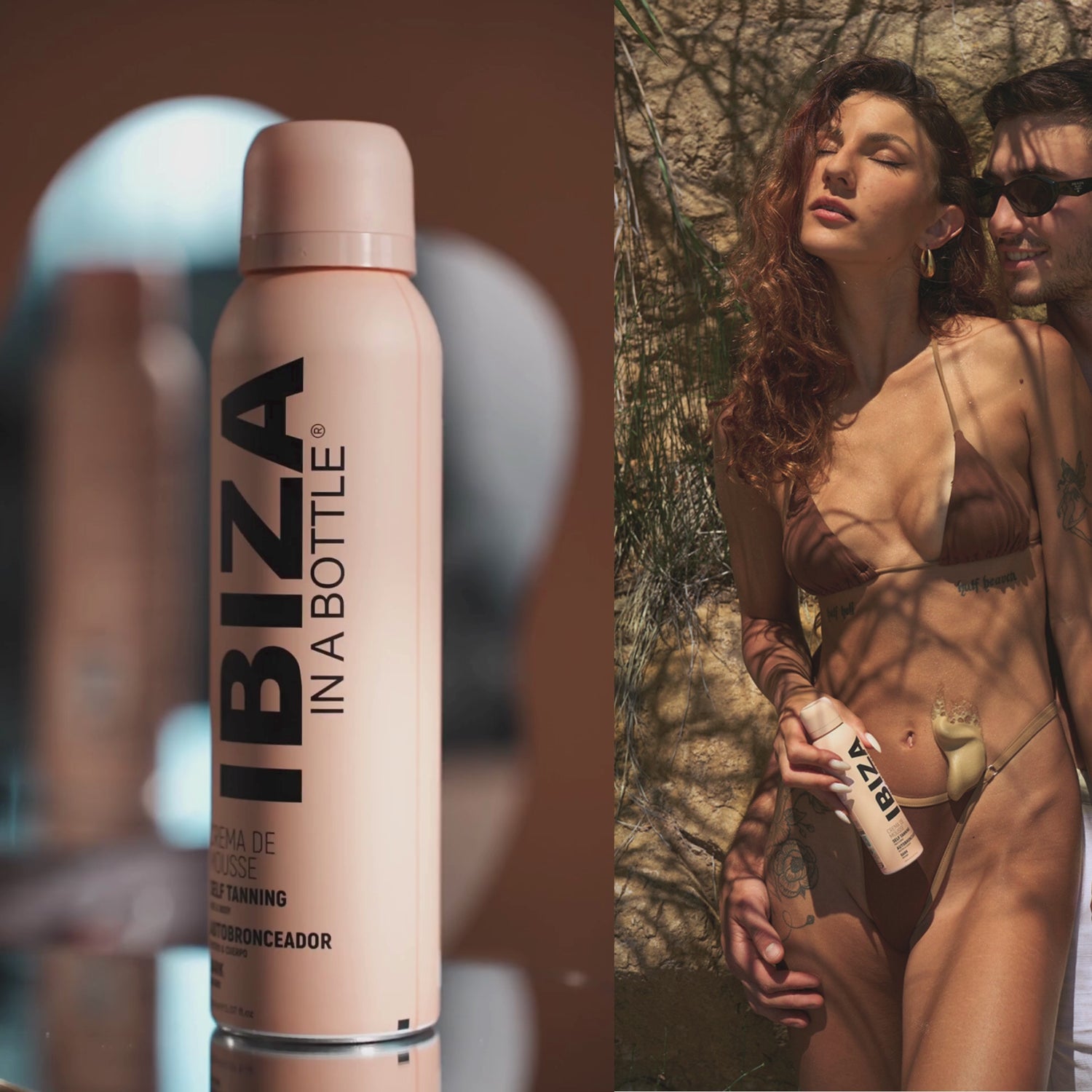 IBIZA CREMA DE MOUSSE Dark Self-Tanning Professional Face &amp; Body Mousse